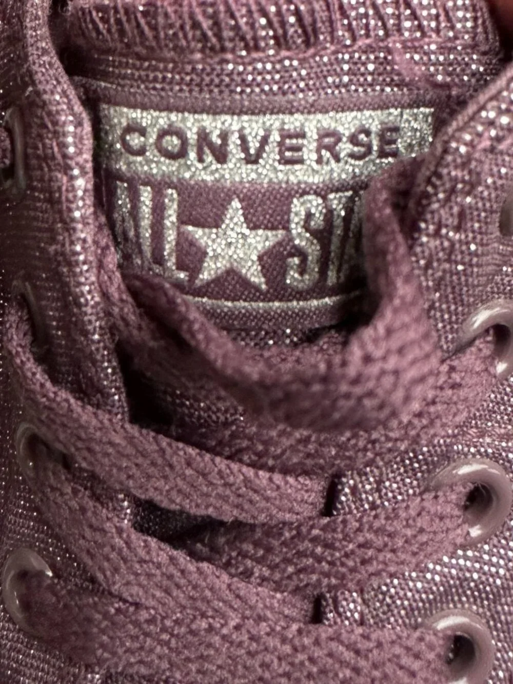 Converse - CT All Star Shoreline Metallic Purple Sneakers - Junior 13 - 662255F
